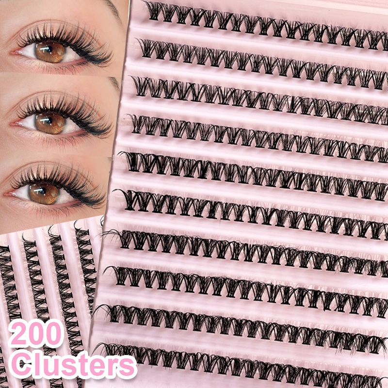 Eyelash Extension For Asian Eyes - Cílios individuais para cílios, 8-16mm, 200