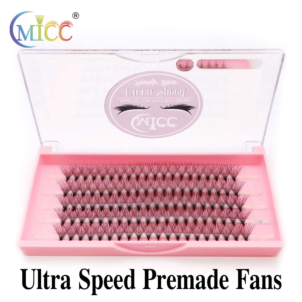 Eyelash Extension Russian - Cmicc Ultra Speed Premade Fans Extensões