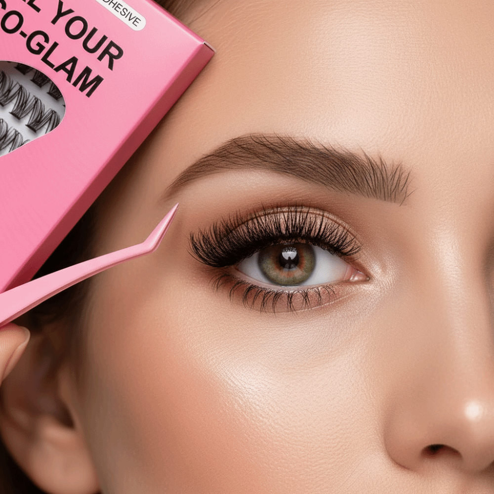 Eyelash Extension Natural Look - Kit de Extensão de Cílios DIY