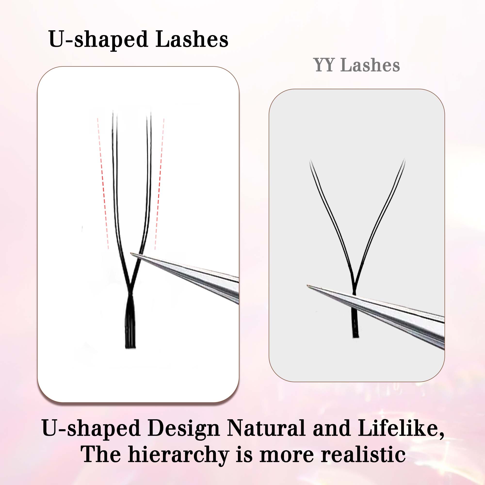 CoMango U YY cílios naturais e - Eyelash Extension Human Hair avaliação e preço