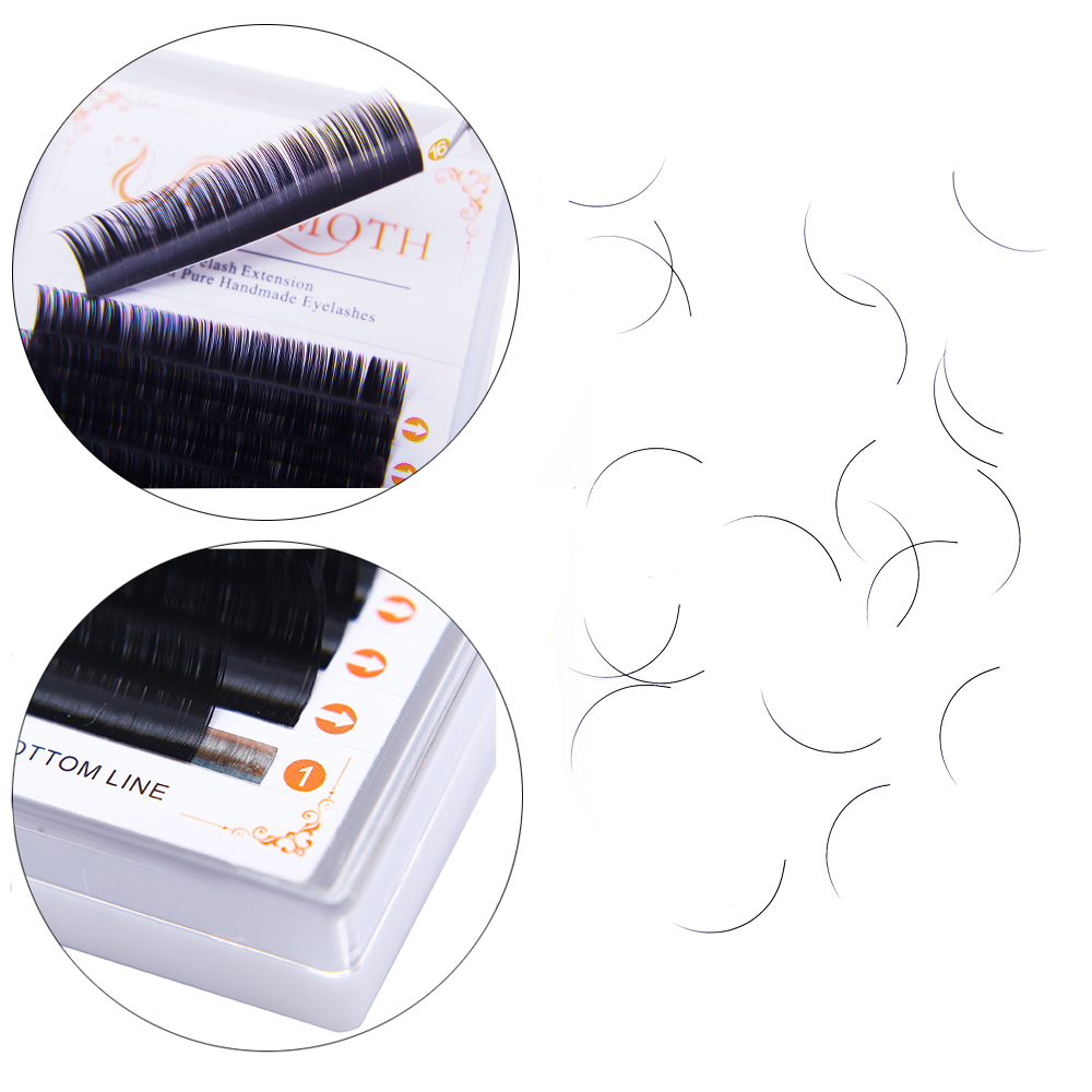 DOSMOTH 10 Caixas 16 Fileiras  - Eyelash Extension For Asian Eyes avaliação e preço