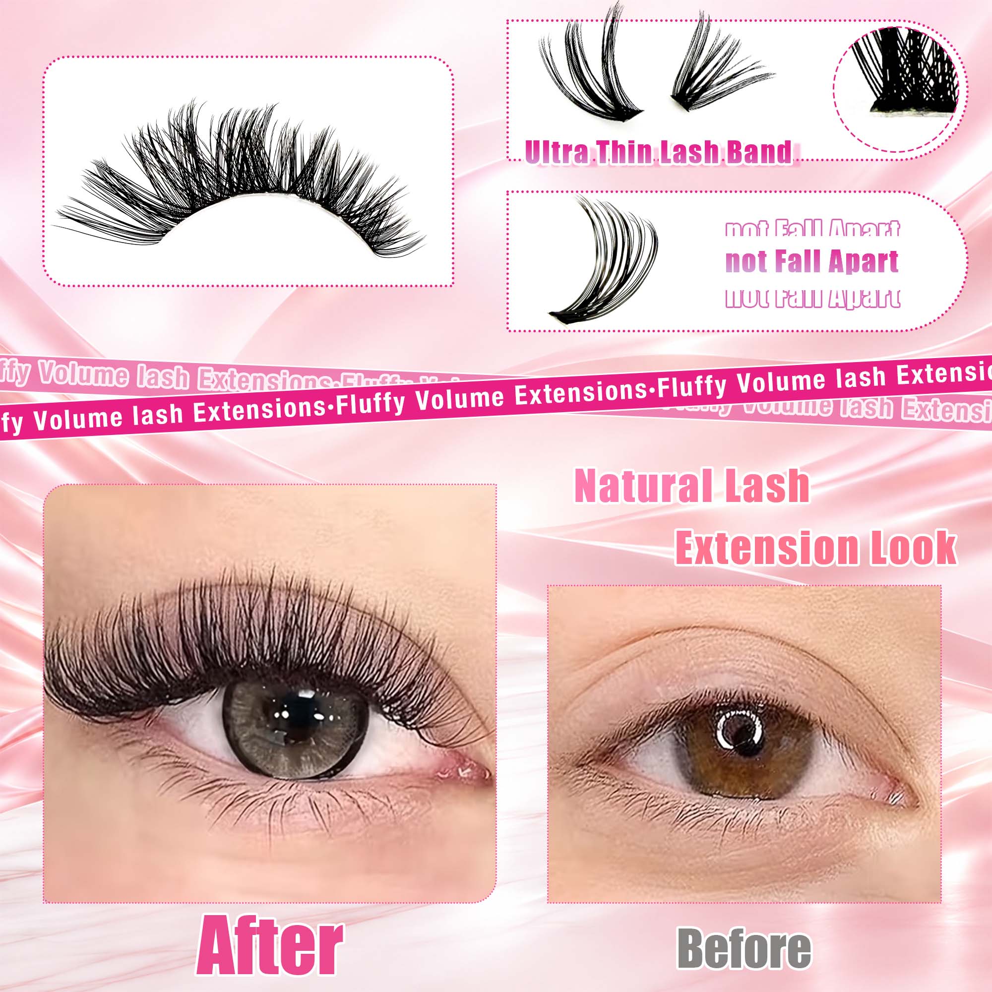Novo Kit de Cílios Individuais - Eyelash Extension For Asian Eyes avaliação e preço